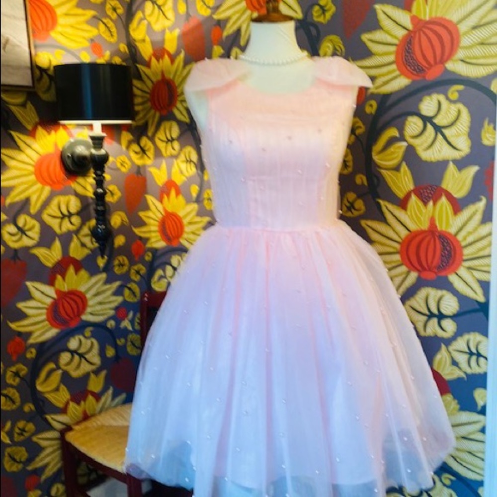 Pink Mommy and Me Pearl Dress